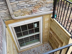 Wooden Window Well